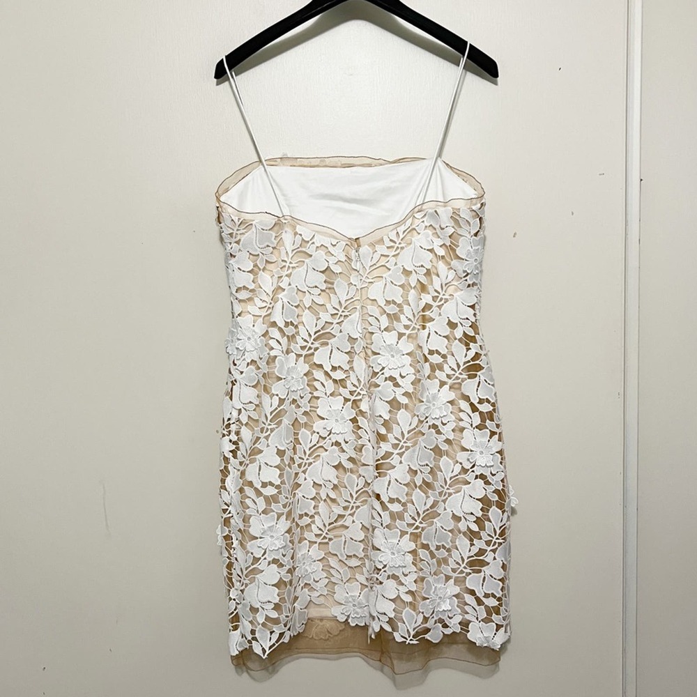 BHLDN Anthropologie Palmetto Lace Mini Dress 10 NWOT - Picture 5 of 11